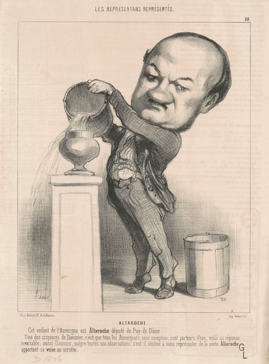 Marie Michel Altaroche da Honoré Daumier