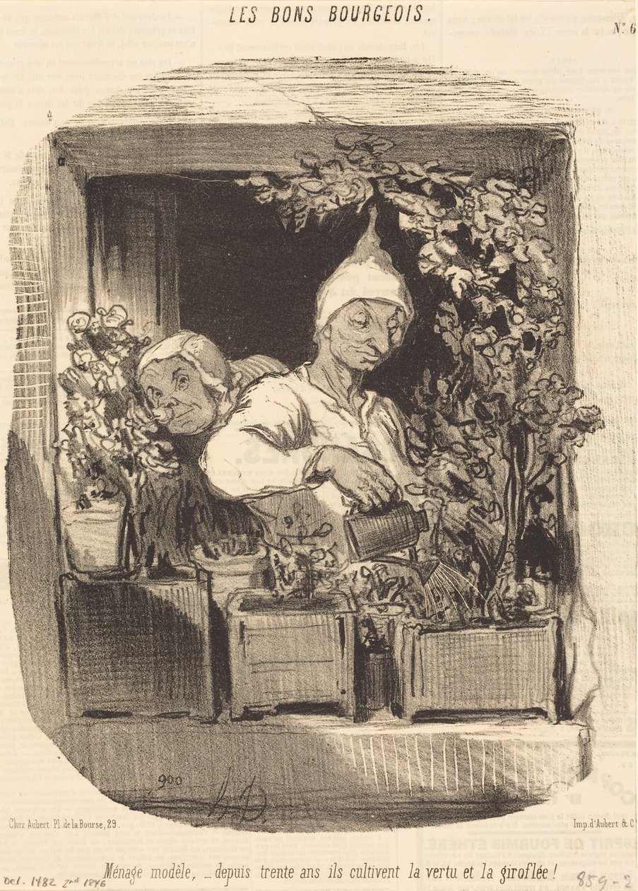Una famiglia modello... da Honoré Daumier