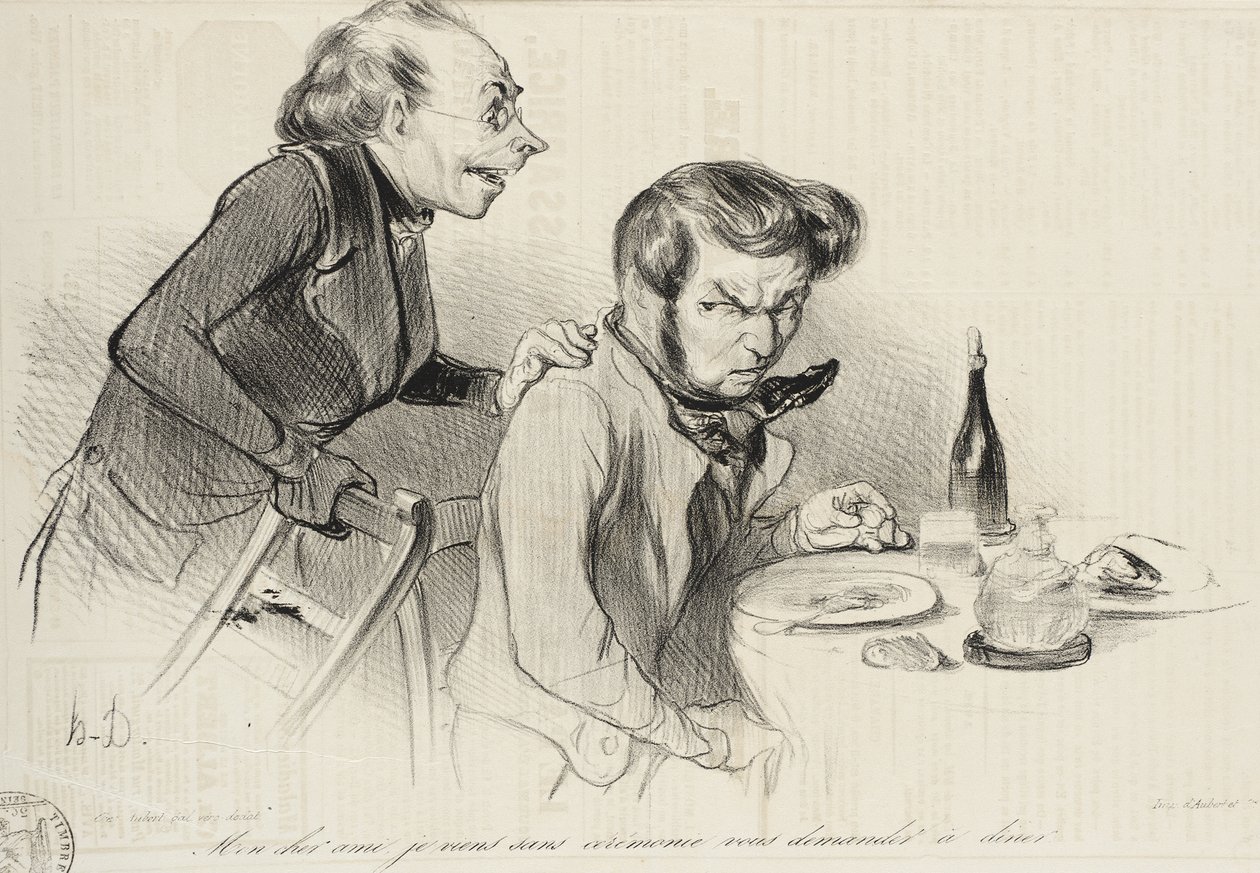 Mio caro amico, ti scrivo senza tanti giri di parole... da Honoré Daumier