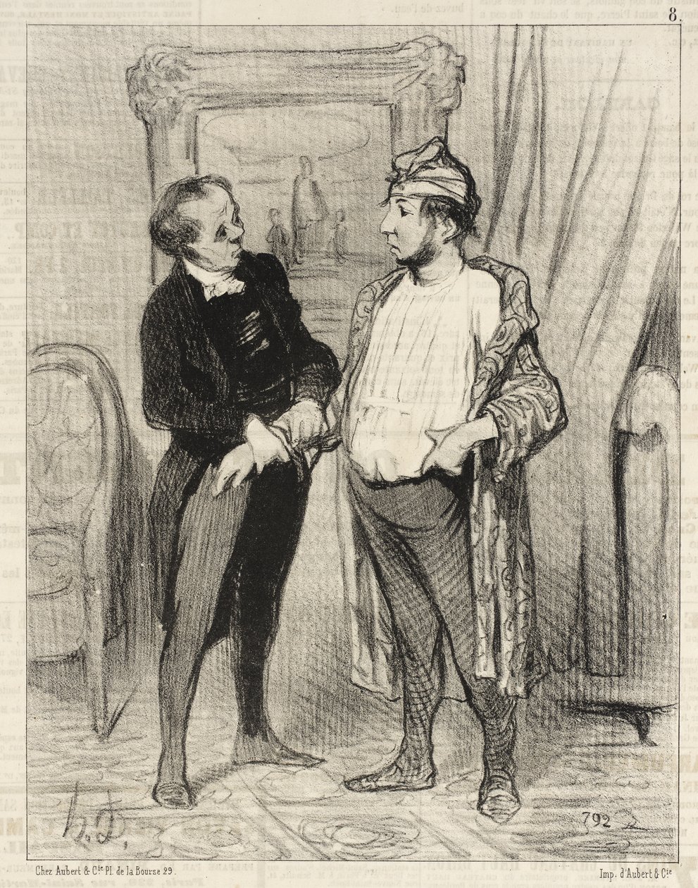Caro mio, ti assicuro che io... da Honoré Daumier