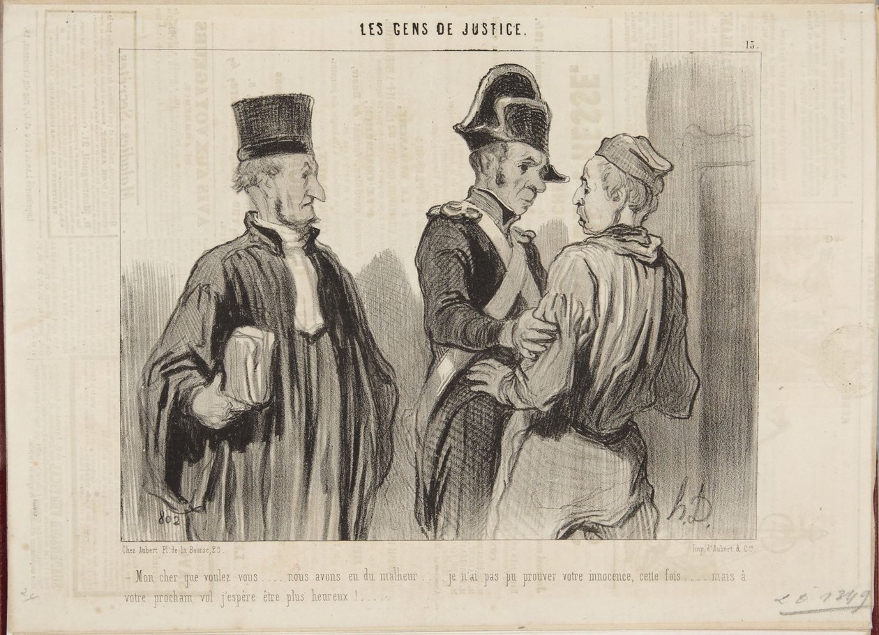 Caro mio, che cosa vuoi... abbiamo avuto sfortuna... da Honoré Daumier