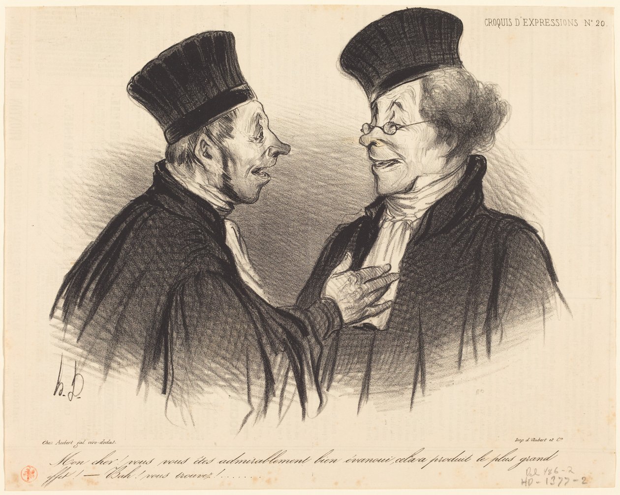 Mio caro! Lei è svenuto in modo davvero ammirevole... da Honoré Daumier