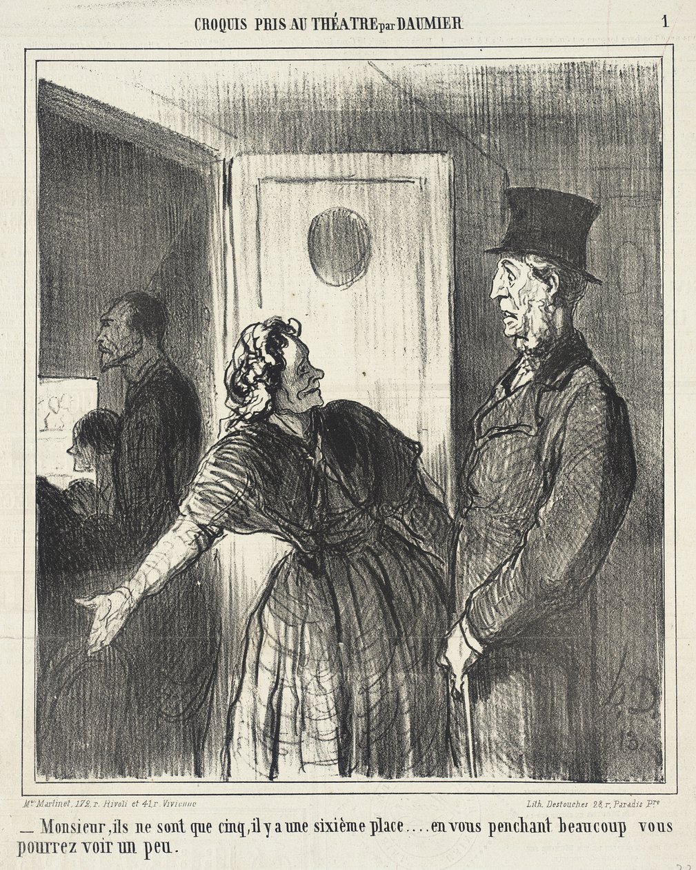 Signore, sono solo cinque... da Honoré Daumier