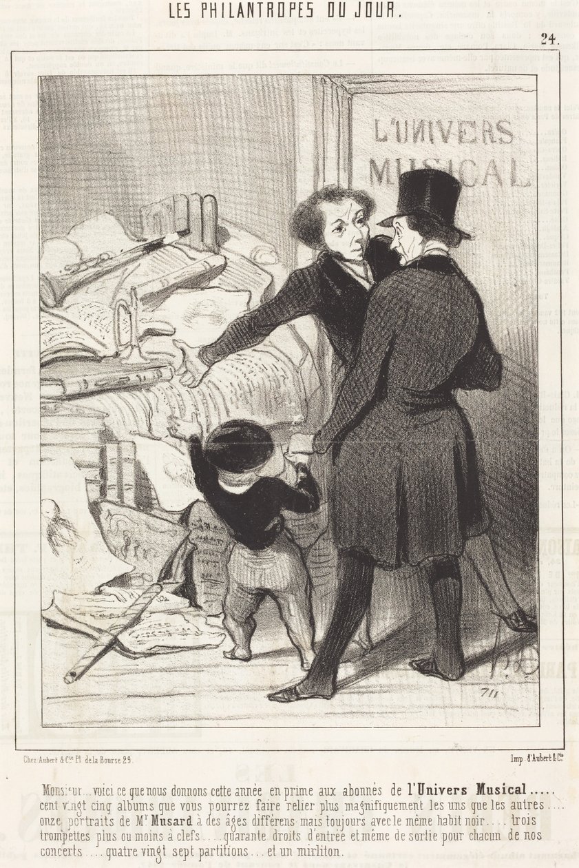 Signore... ecco cosa le offriamo... in omaggio... da Honoré Daumier