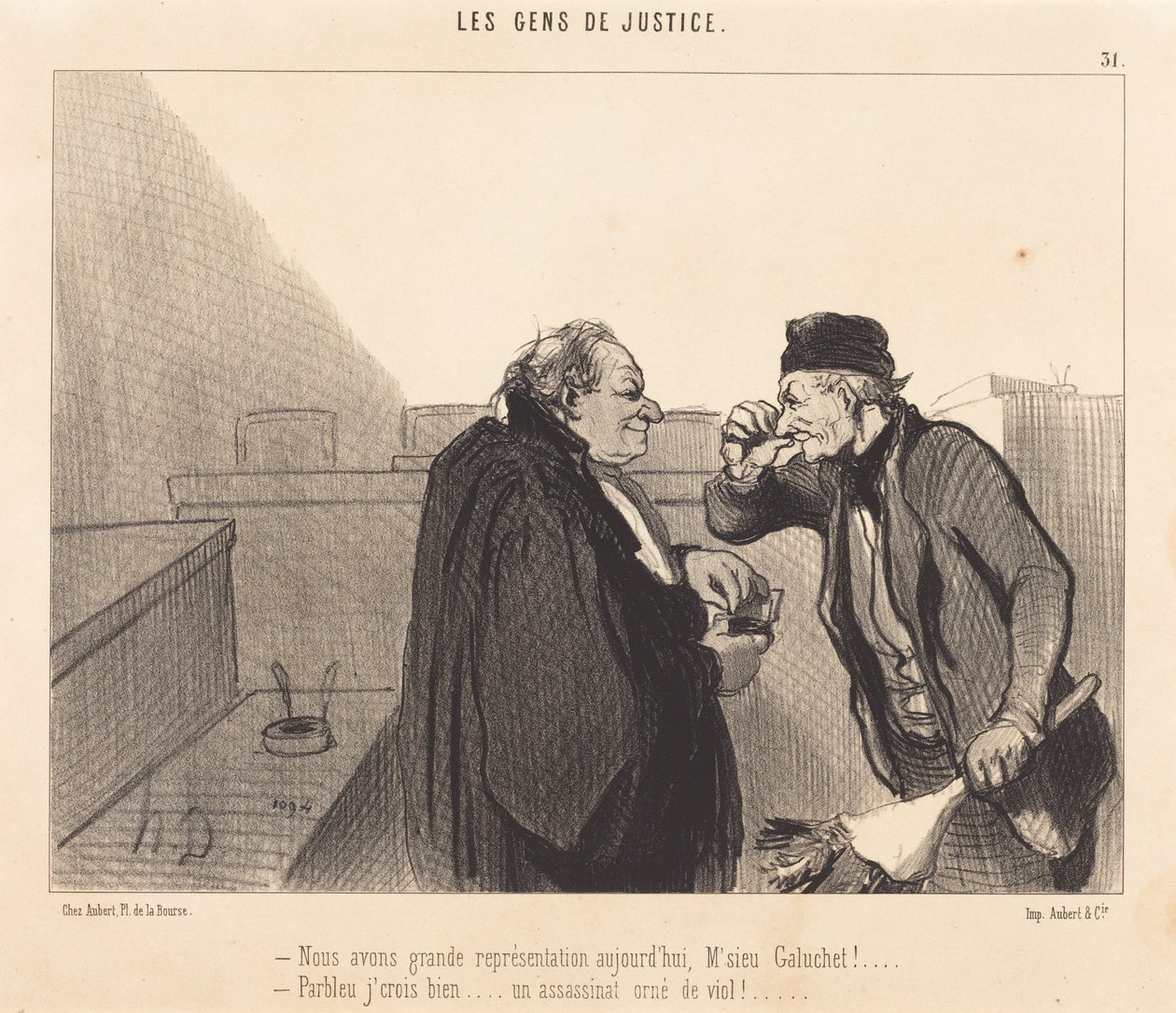 Oggi abbiamo un gran numero di rappresentanti da Honoré Daumier