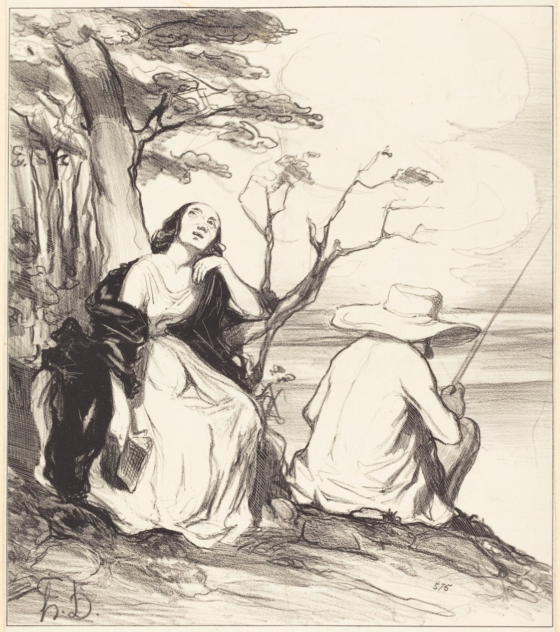 Oh dolore!... aver sognato... un marito... da Honoré Daumier