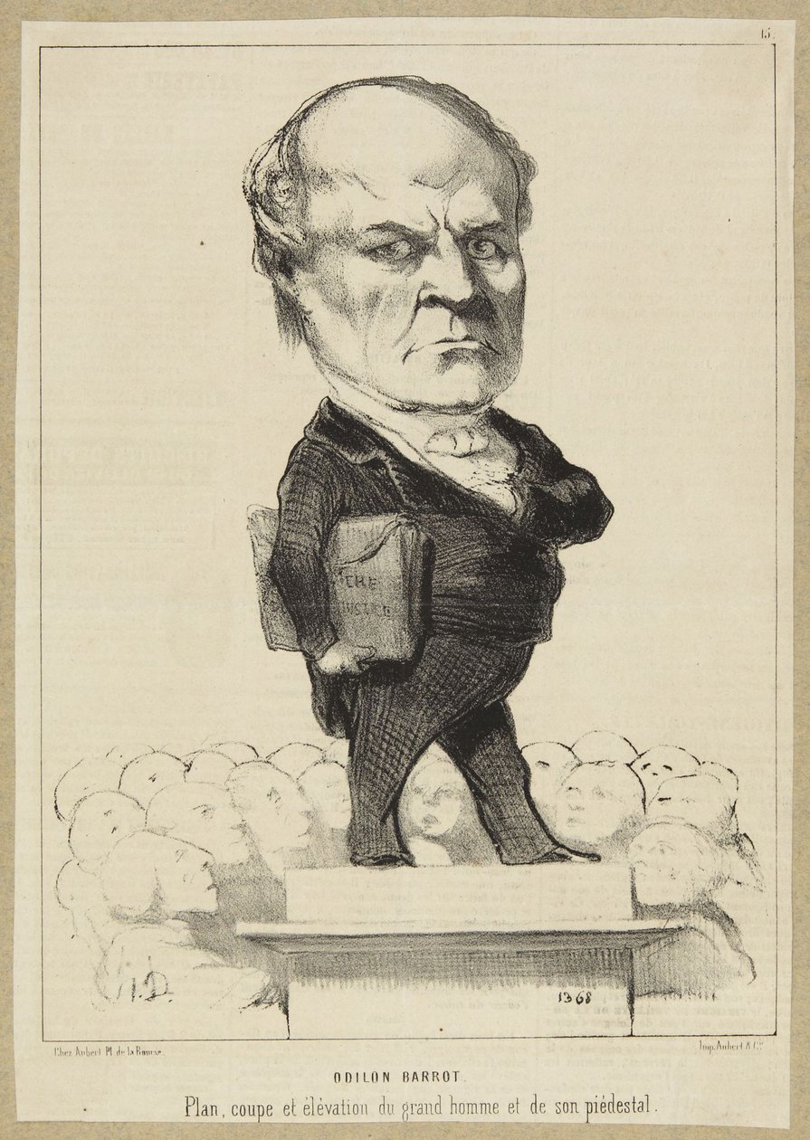 «Odilon Barrot» da Honoré Daumier