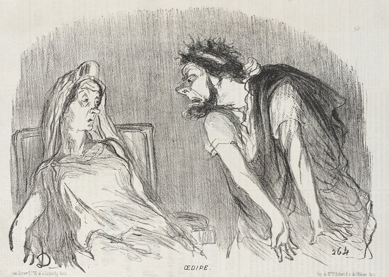 Edipo da Honoré Daumier