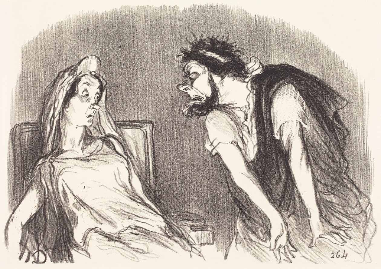 Edipo da Honoré Daumier