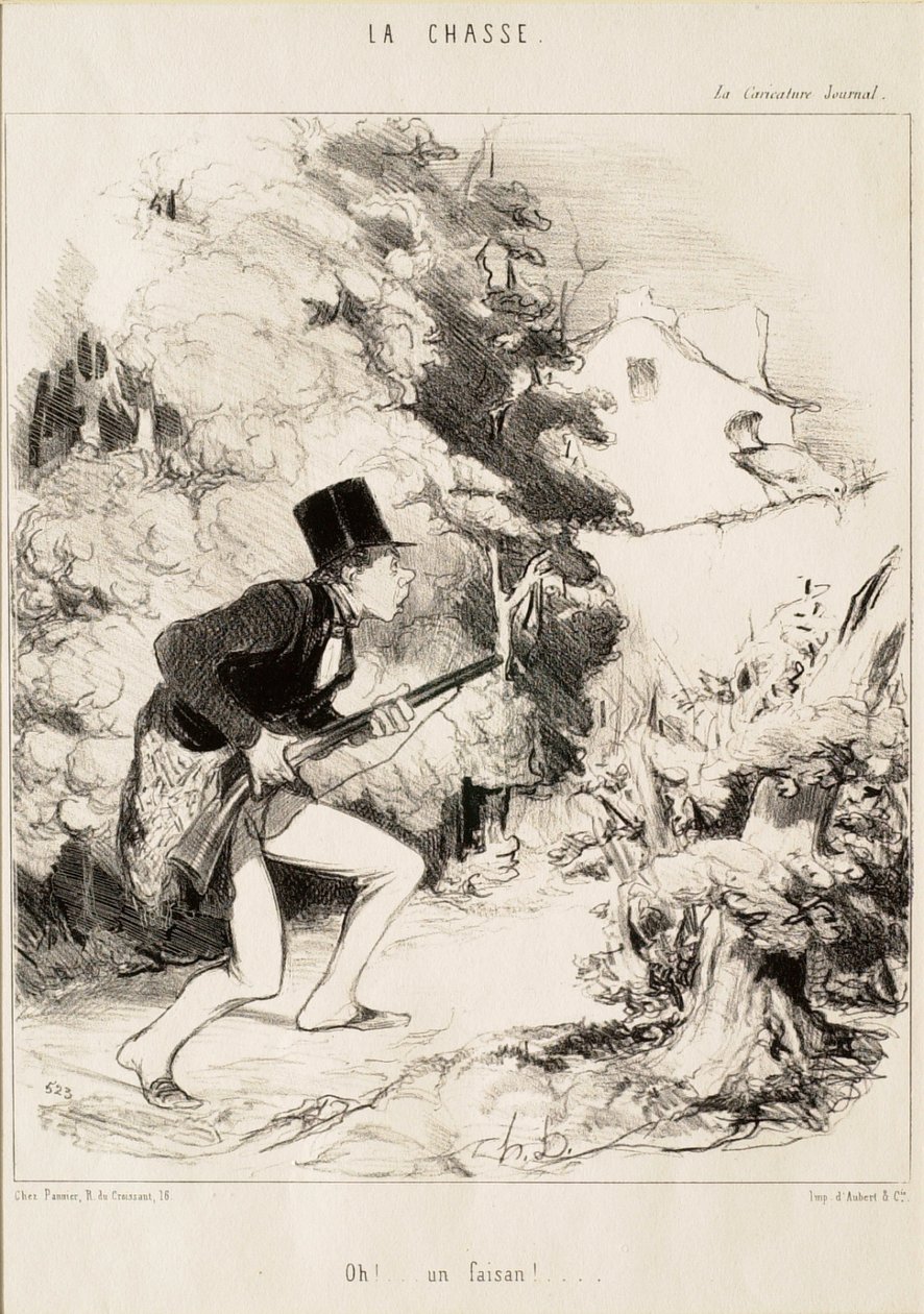 Oh! ... Un fagiano! da Honoré Daumier