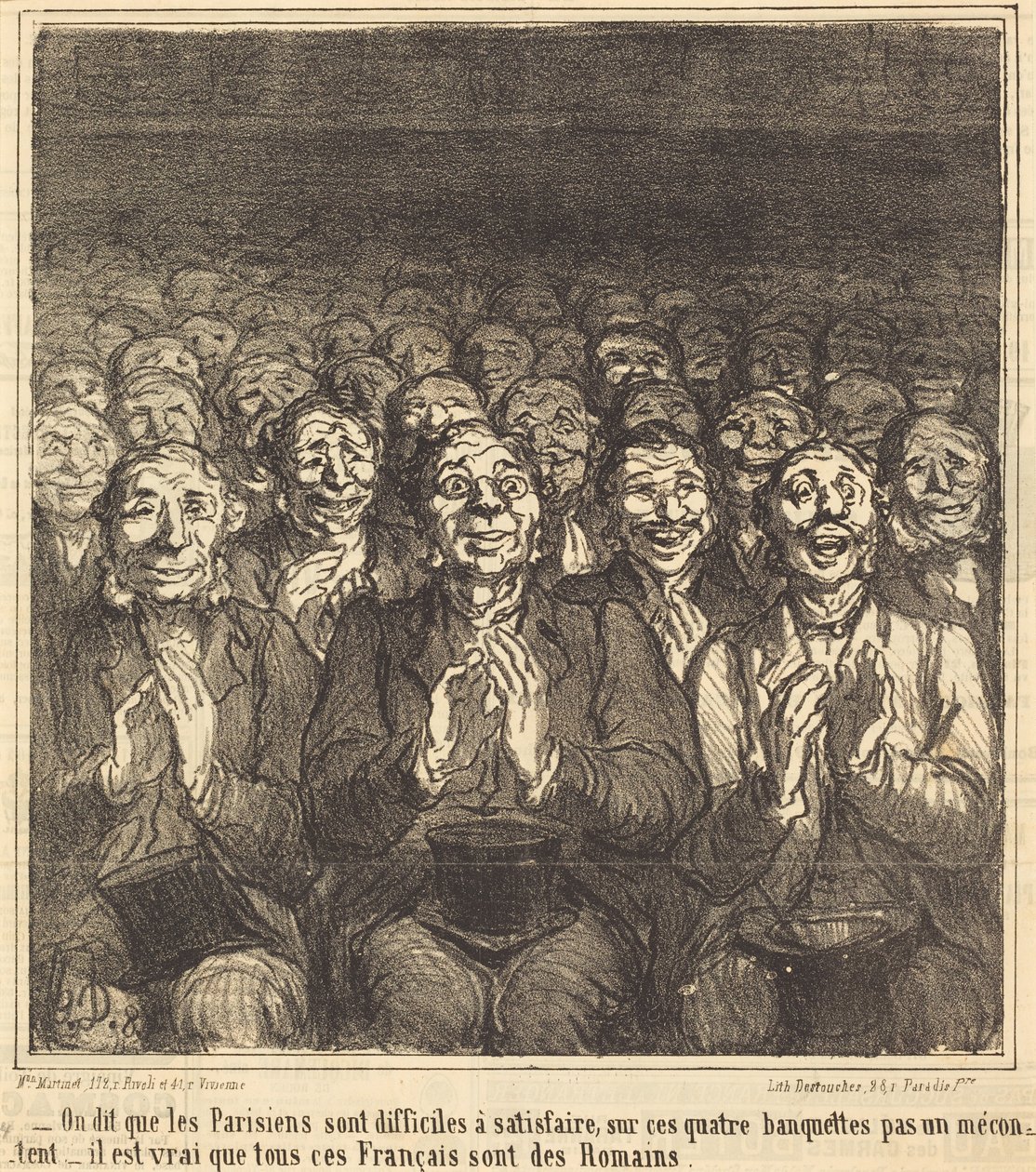 Si dice che i parigini... da Honoré Daumier