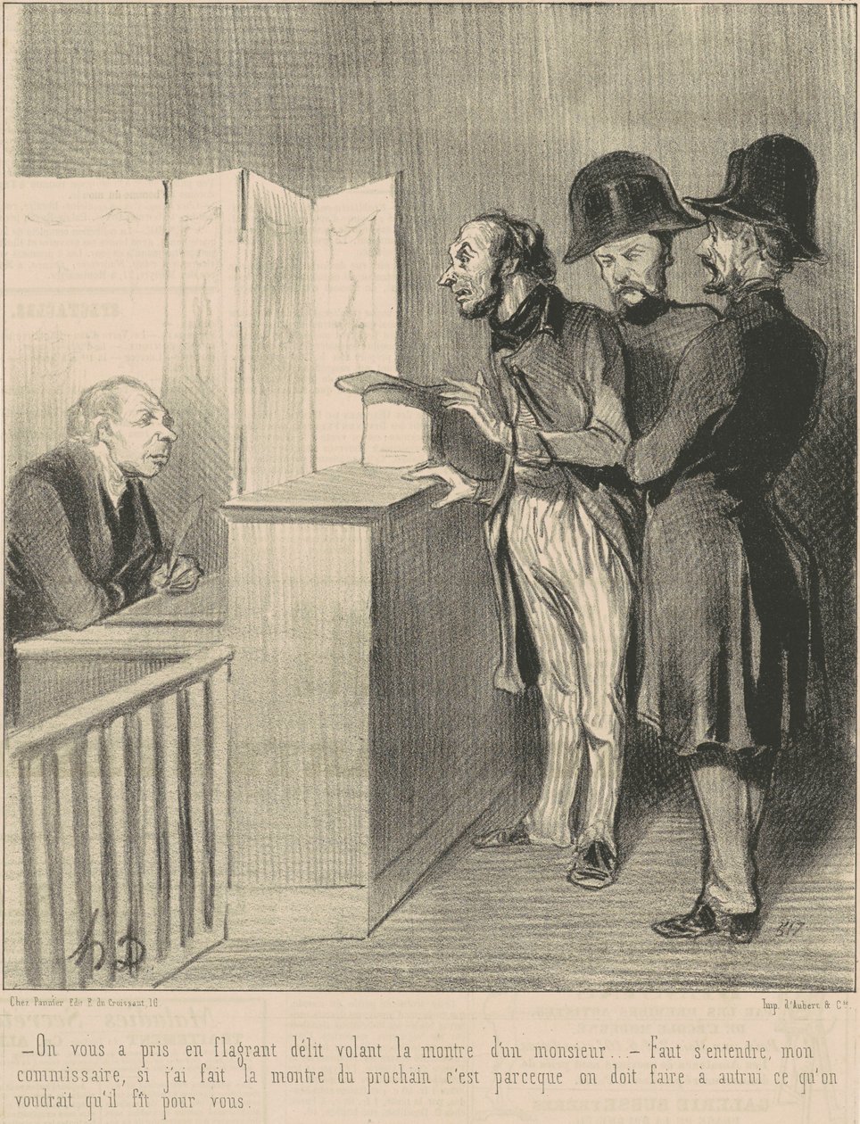 Vi hanno colto in flagrante ... da Honoré Daumier