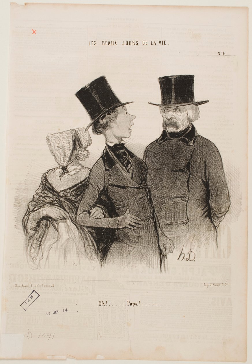 Ops... Papà!... da Honoré Daumier