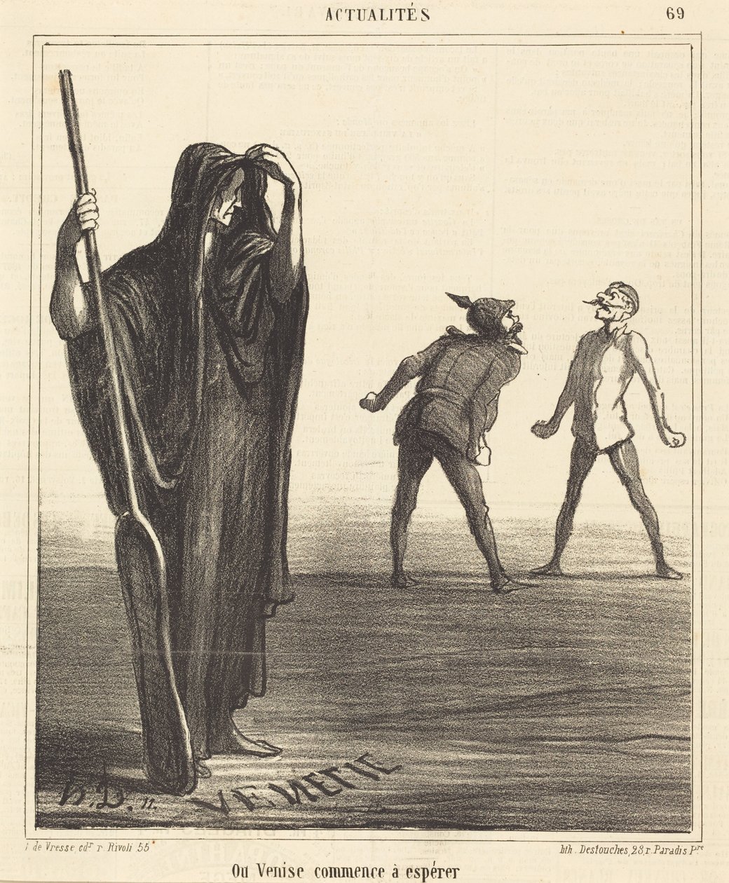 Dove Venezia comincia a sperare da Honoré Daumier