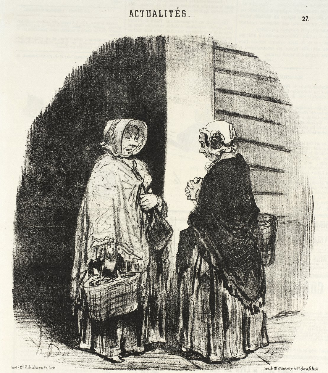 Sì, signora Chaboulard... ventiquattro droghieri... da Honoré Daumier