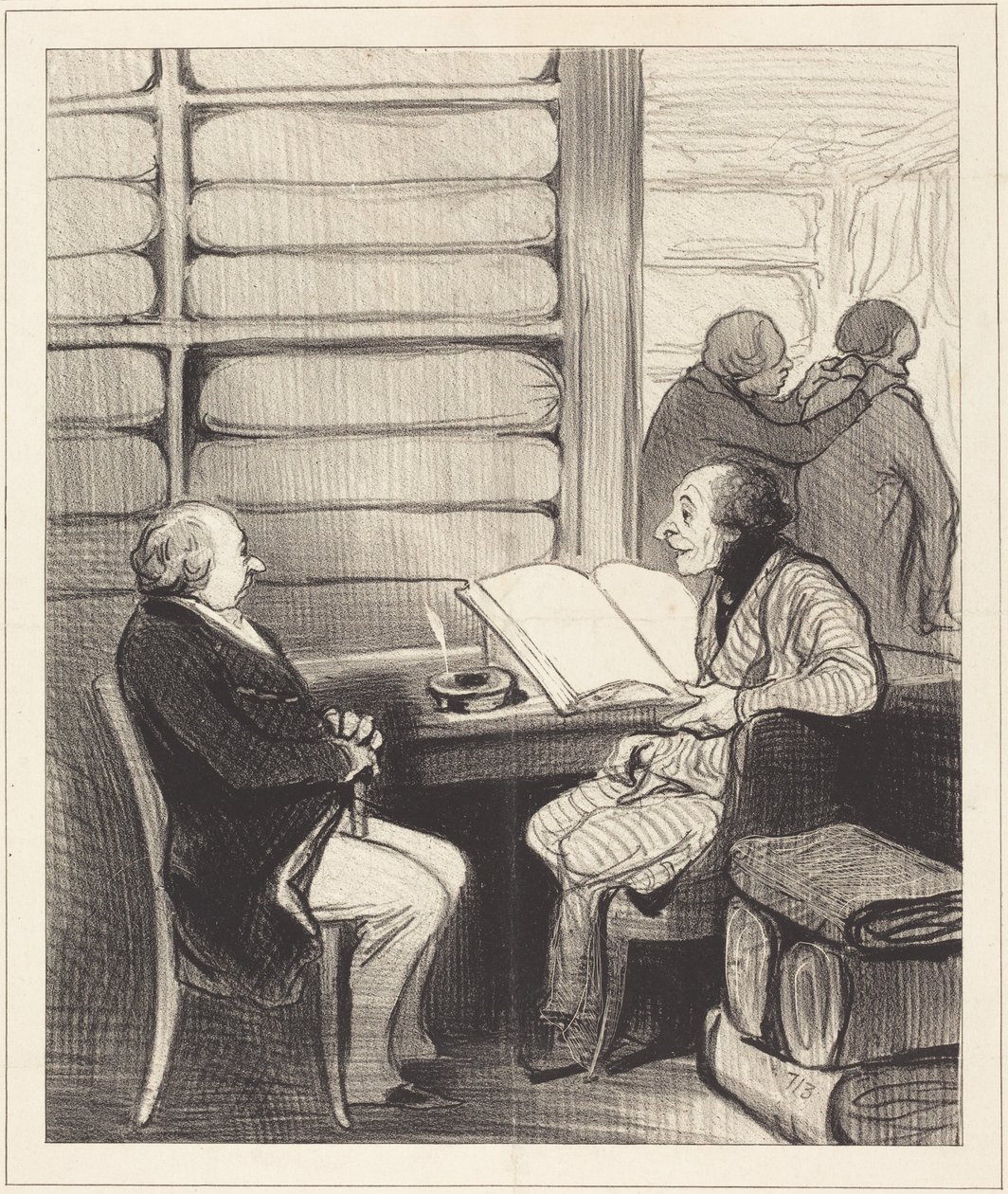 Sì, mio caro signor Badoulard, io vado... da Honoré Daumier