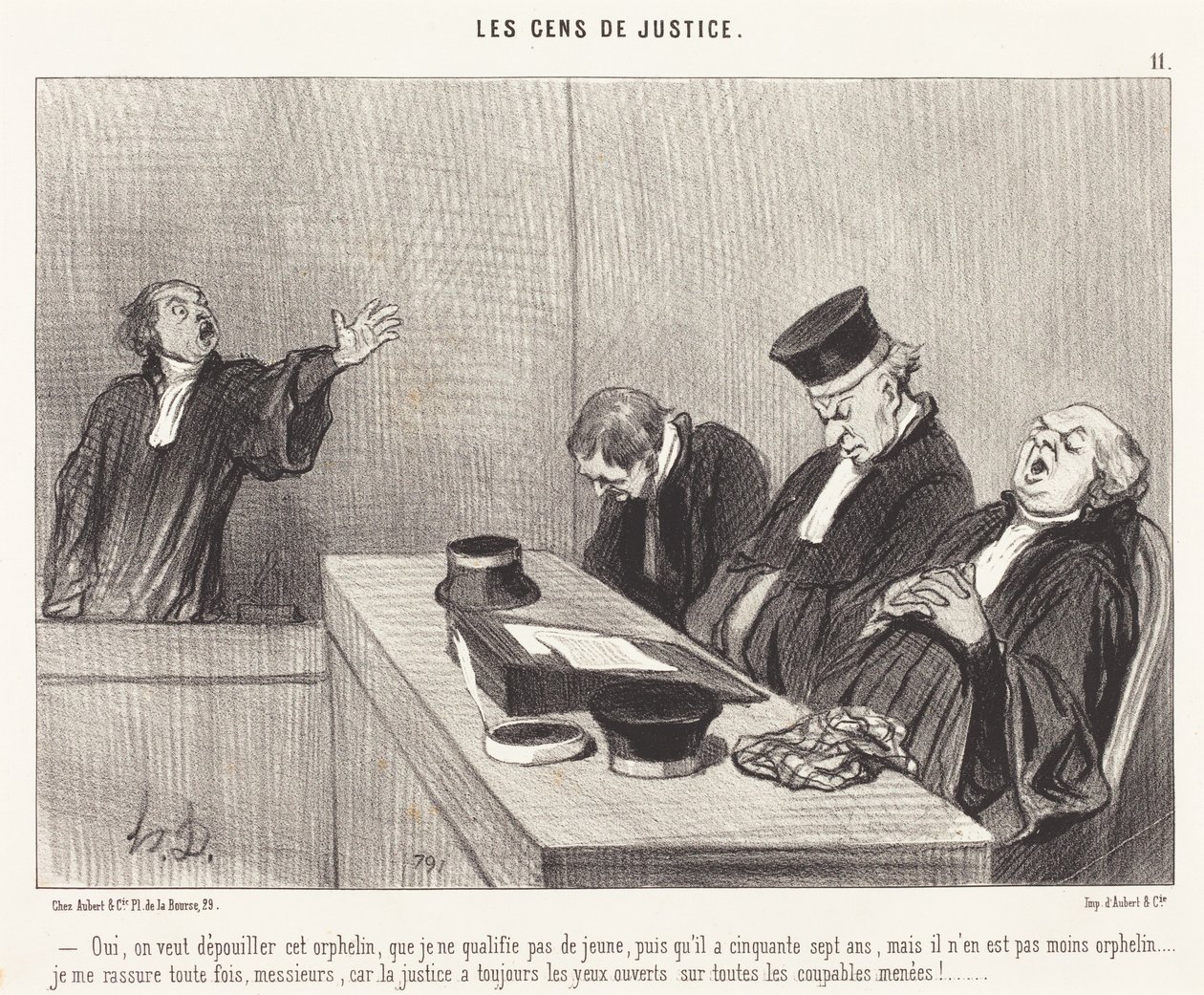 Sì, vogliamo derubare quell’orfano... da Honoré Daumier