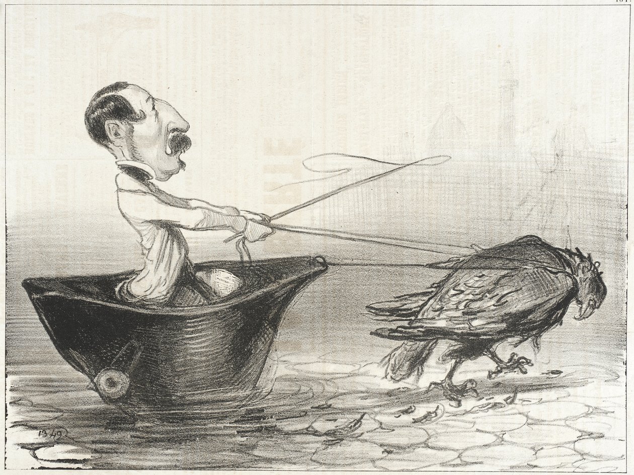 Piroscafo napoleonico da Honoré Daumier