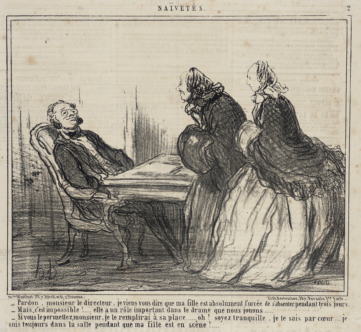 Mi scusi, signor direttore... da Honoré Daumier
