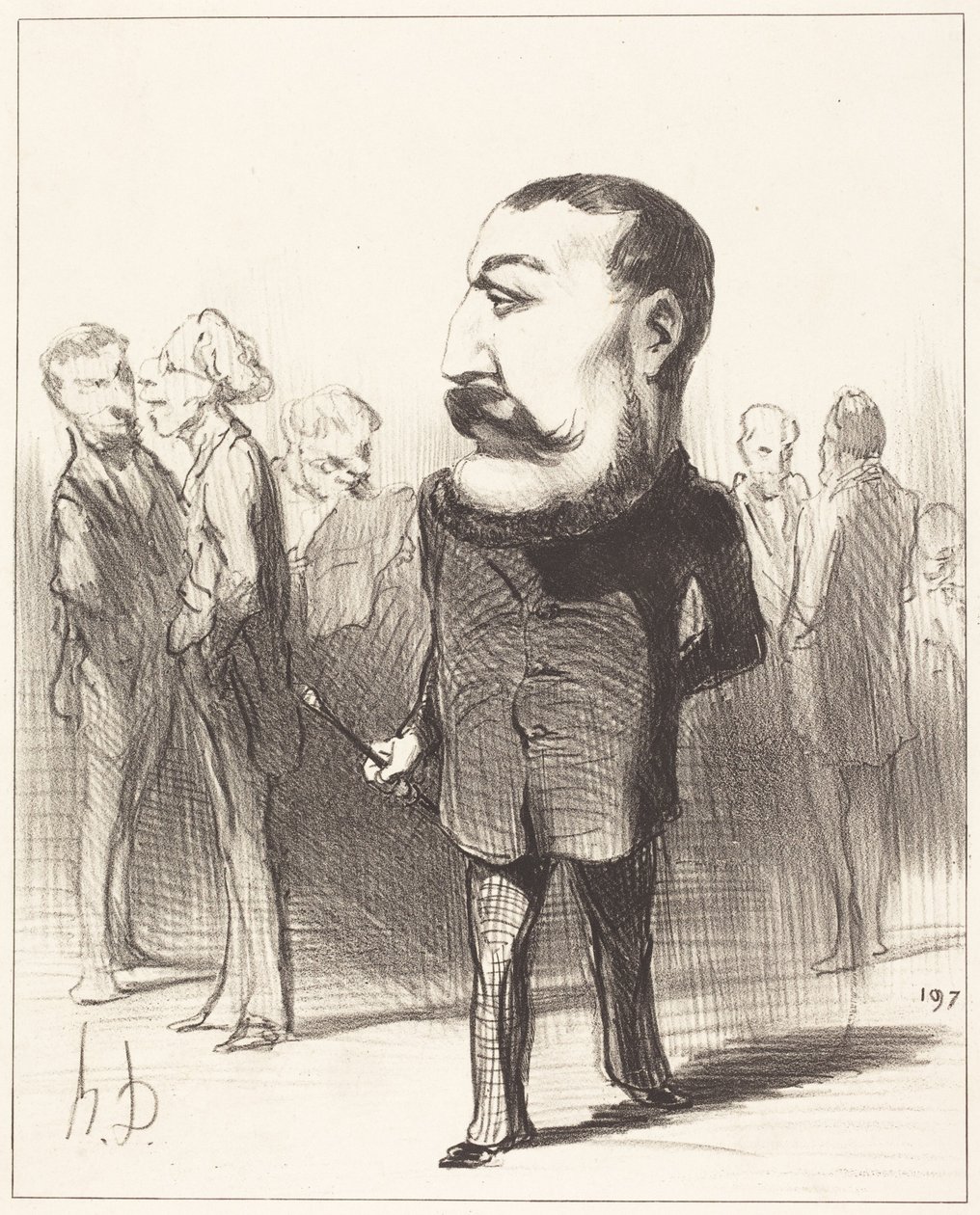 Pierre-Napoleone Bonaparte da Honoré Daumier