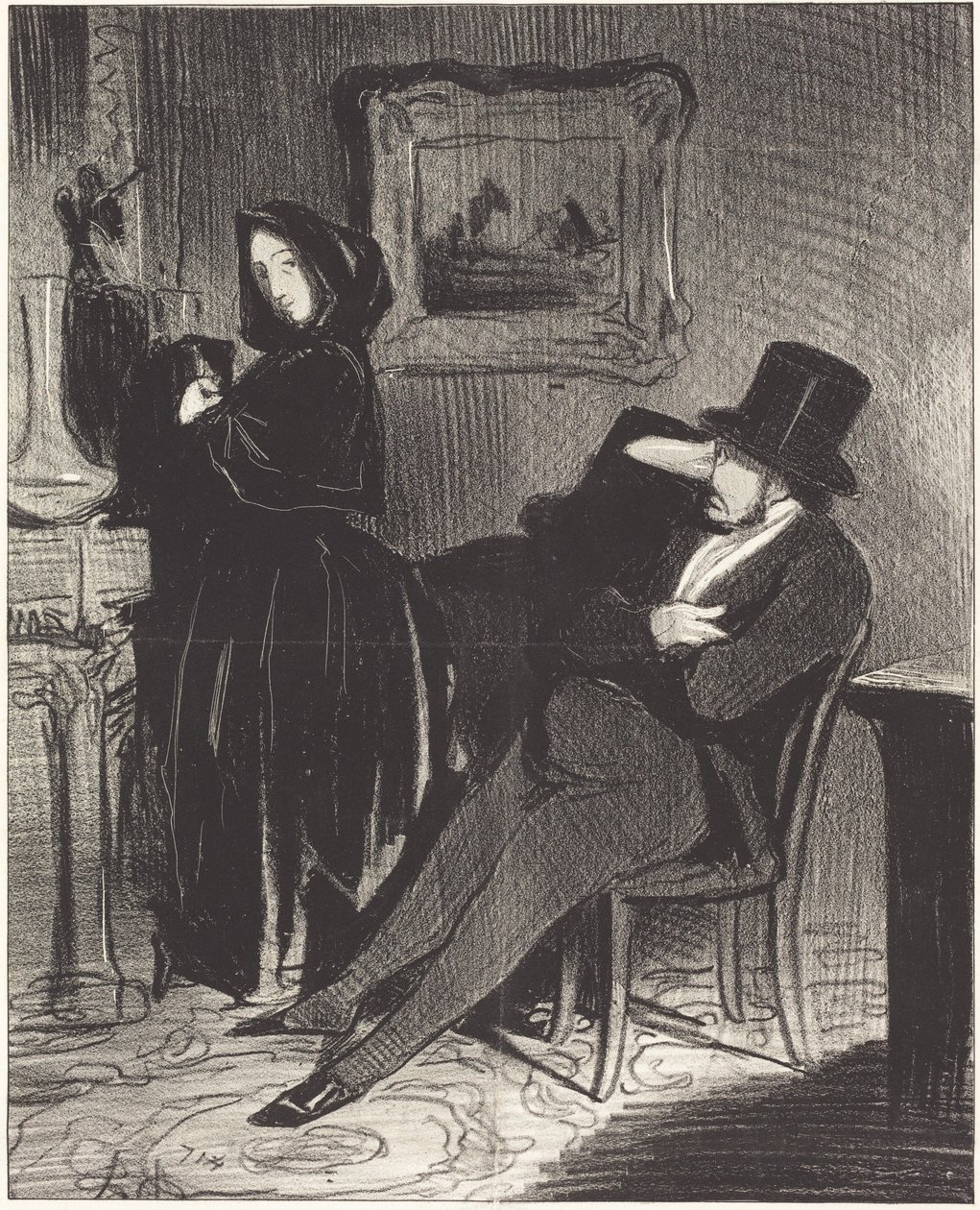 Più spesso di quanto ti accompagnerò... al ballo... da Honoré Daumier