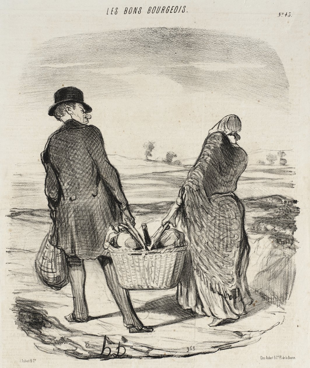 Prima o poi mi beccherai di nuovo a soddisfare le tue fantasie... da Honoré Daumier