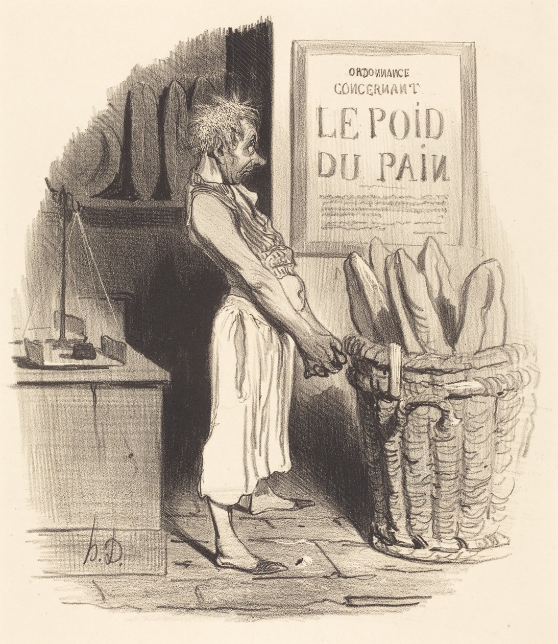 Per ora... noi... siamo nei guai da Honoré Daumier