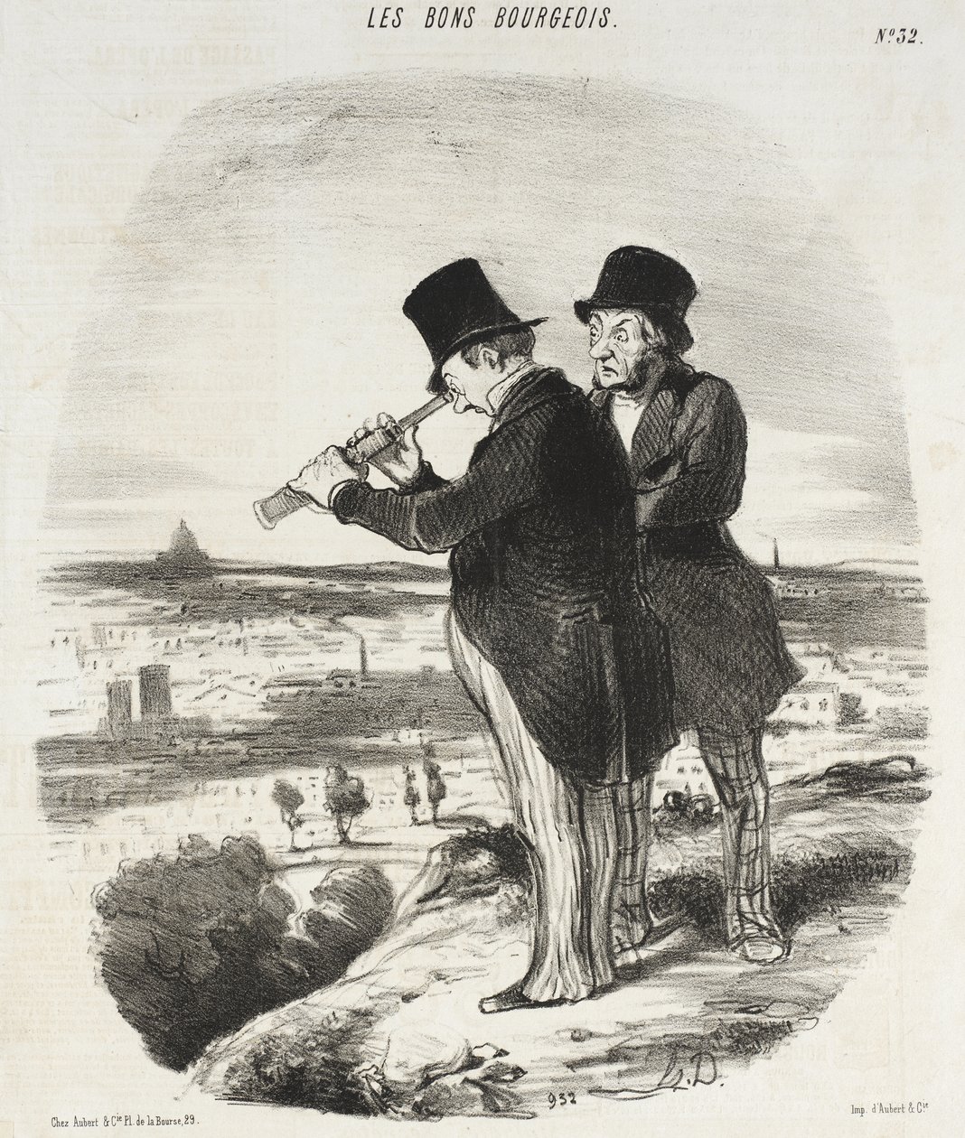 Per una bella vista, ecco una bella vista! da Honoré Daumier