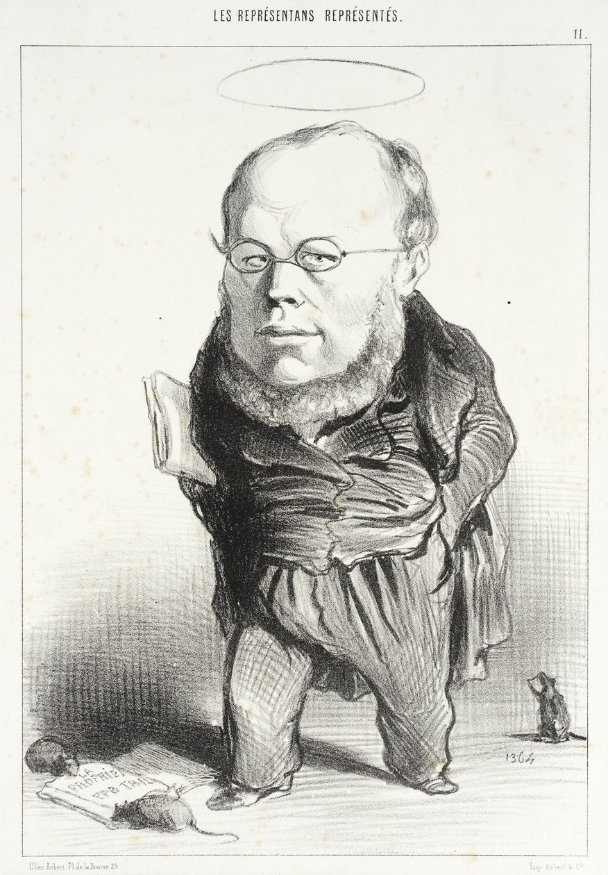 Proudhon da Honoré Daumier