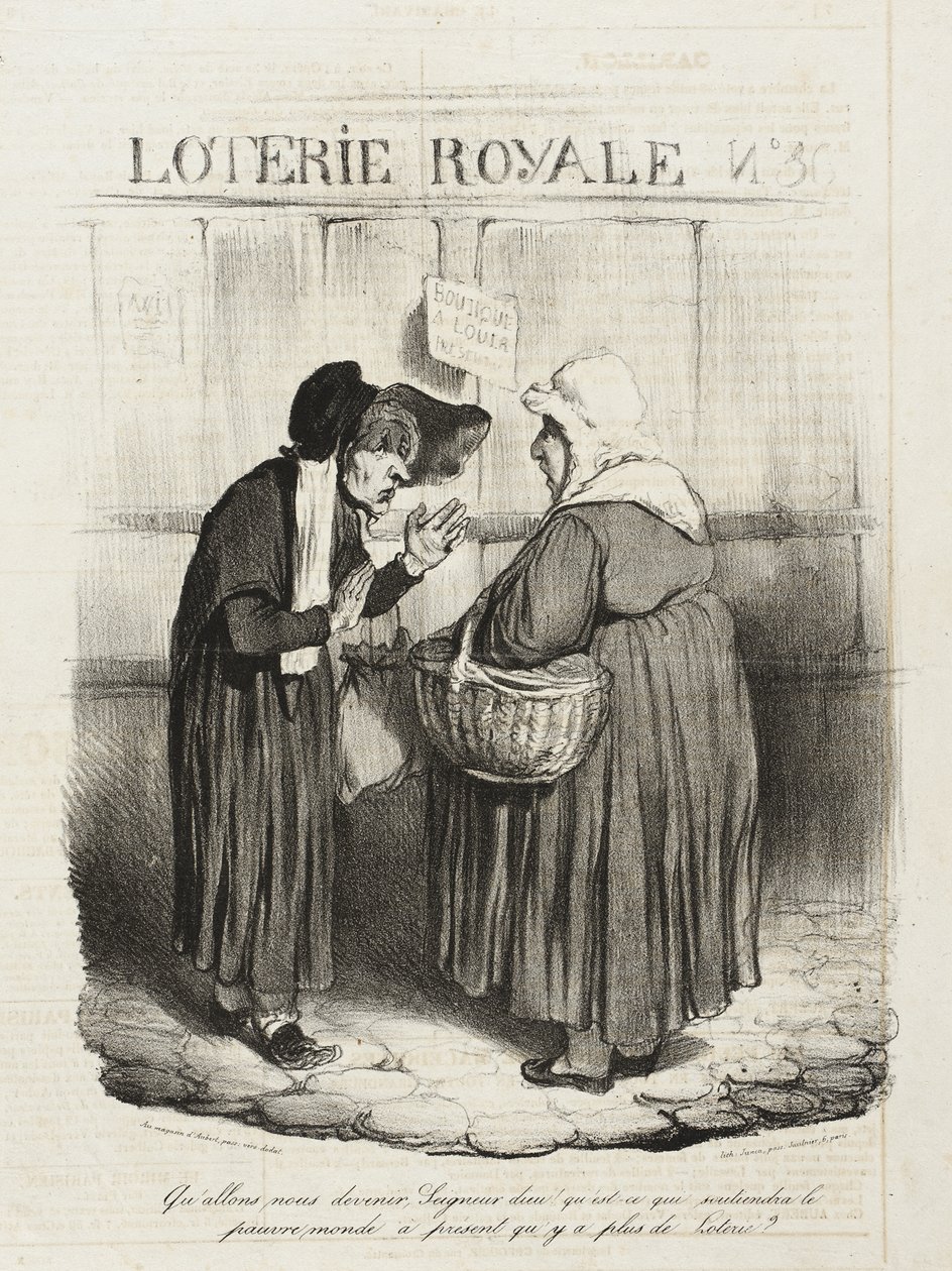 Che ne sarà di noi, Signore Dio Chi sosterrà questo povero mondo... da Honoré Daumier