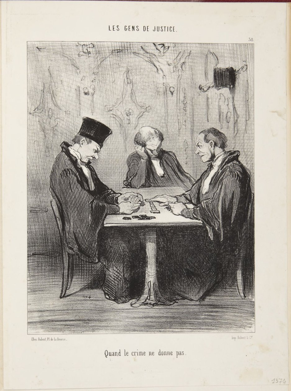 Quando il crimine non paga da Honoré Daumier