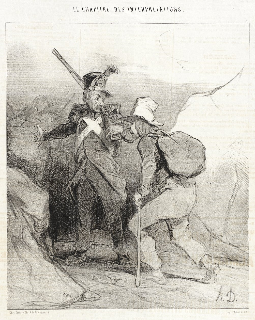 Quando eri nel tuo paese avresti... da Honoré Daumier