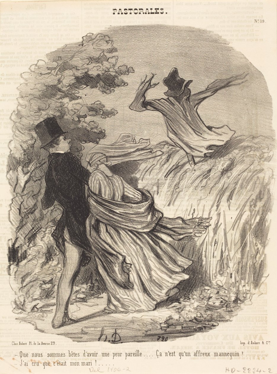 Che sciocchi che siamo ad avere una paura del genere... da Honoré Daumier