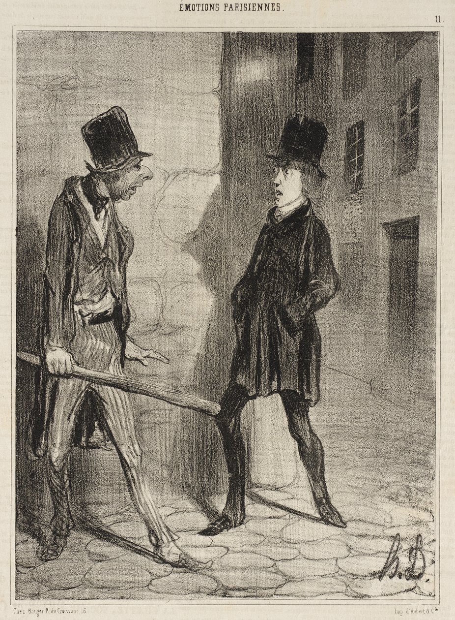 Che ore sono, per favore da Honoré Daumier
