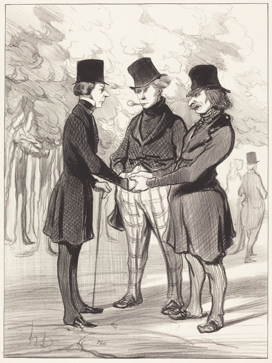 Che felice incontro!... È... da Honoré Daumier