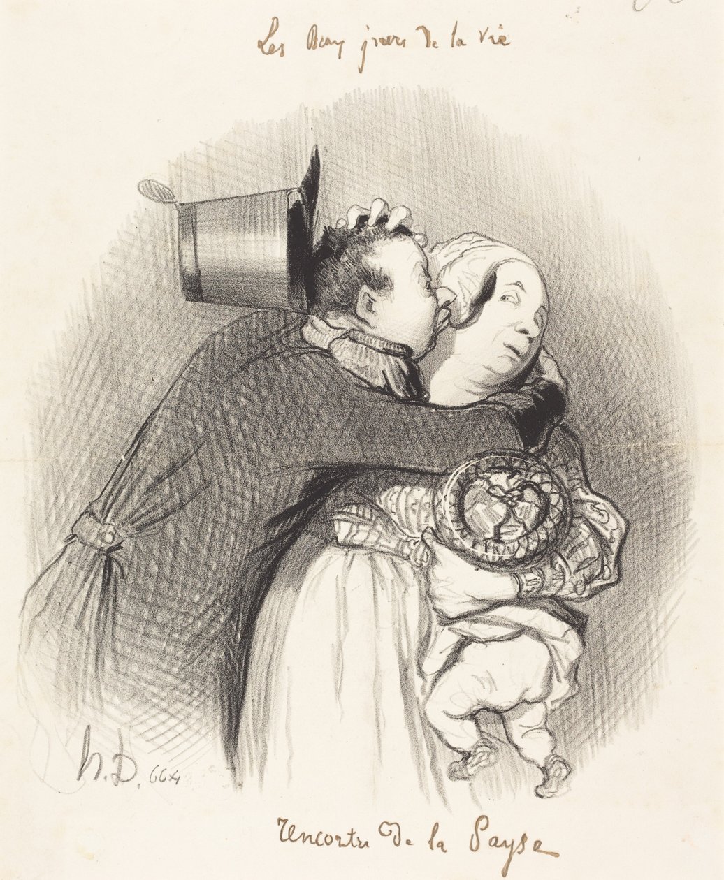 Incontro in campagna da Honoré Daumier