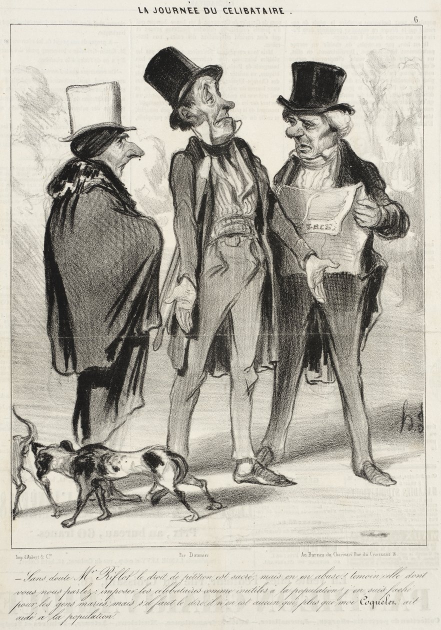Senza dubbio il signor Riflot ha ragione... da Honoré Daumier
