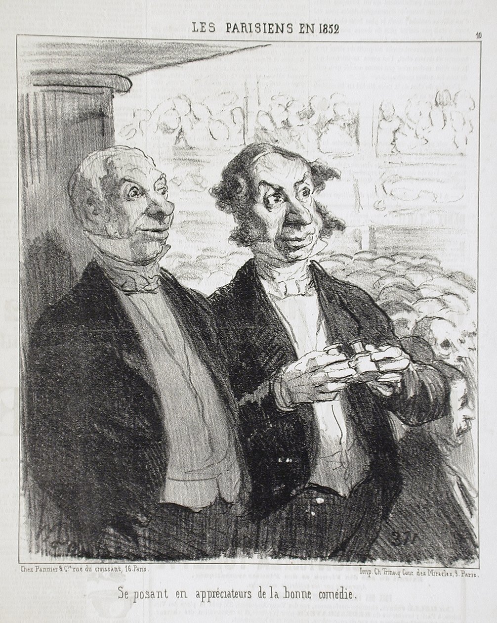 Atteggiandosi a intenditori... da Honoré Daumier