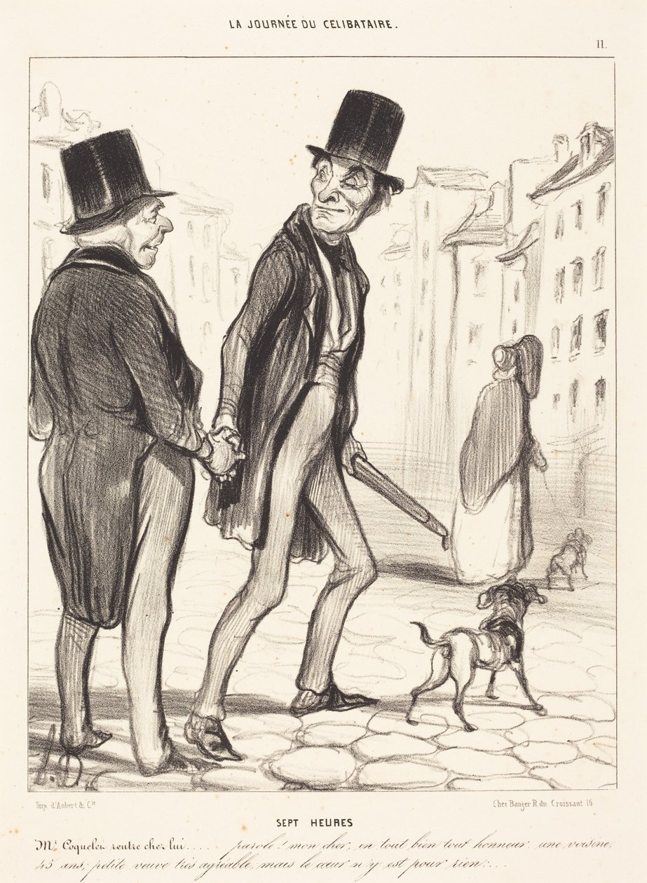 Le sette da Honoré Daumier