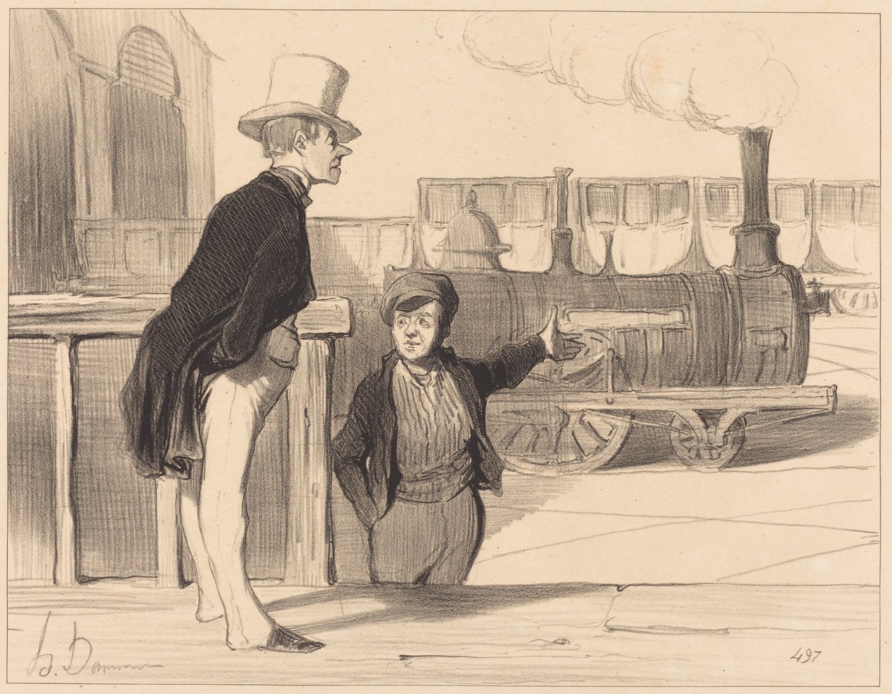Ma la mia macchina va bene Credo proprio di sì... da Honoré Daumier