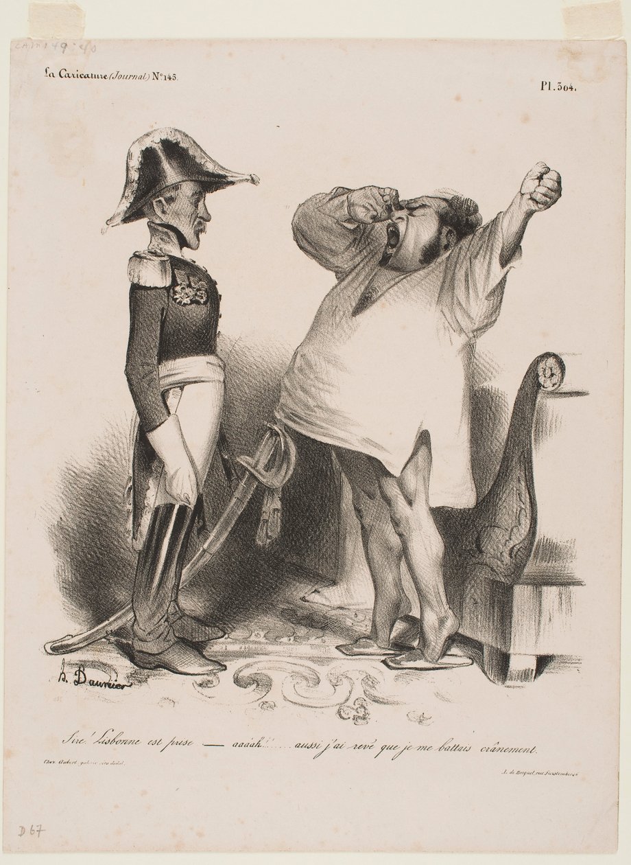 Sire! Lisbona è stata conquistata da Honoré Daumier