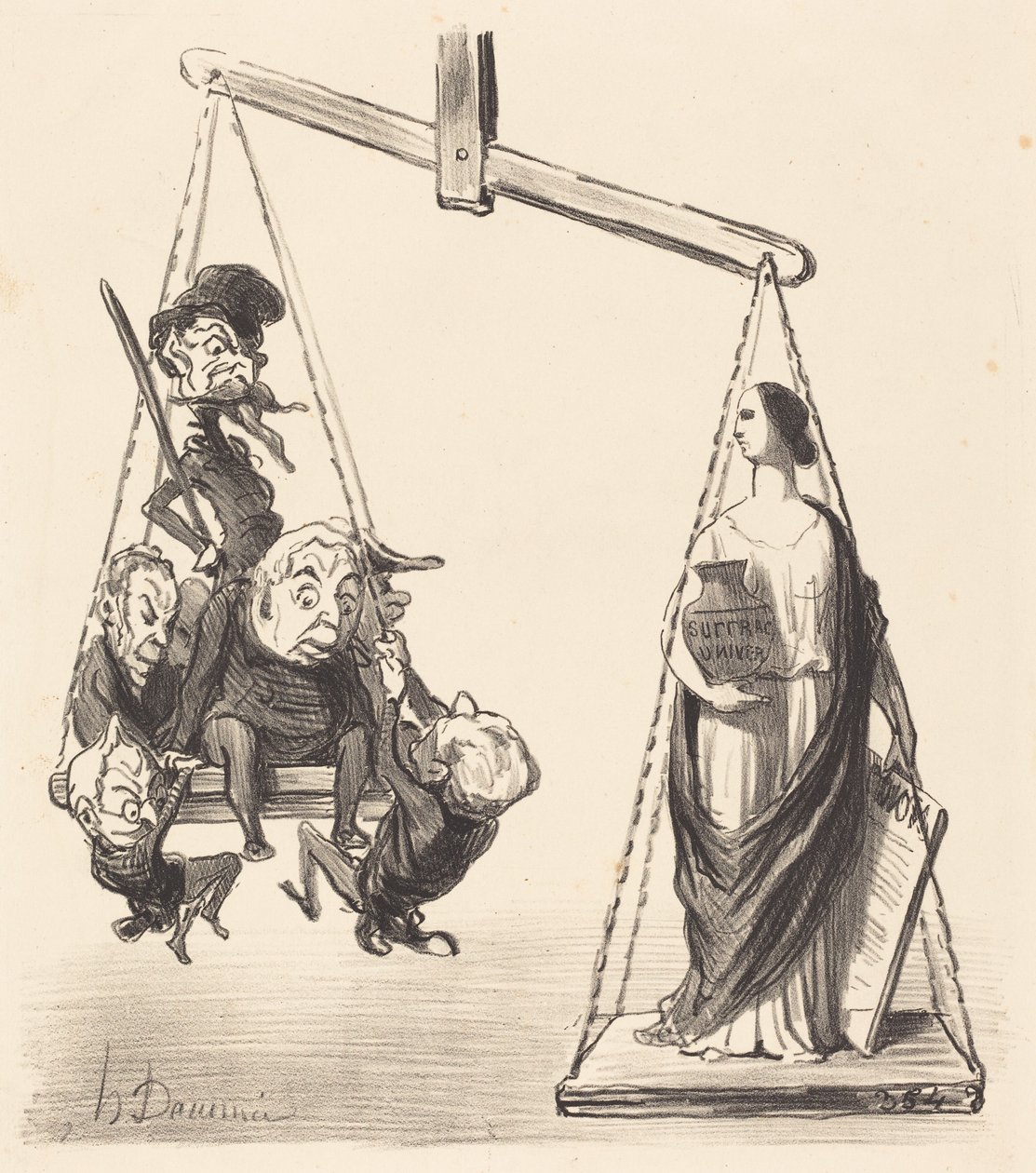 Suffragio universale da Honoré Daumier