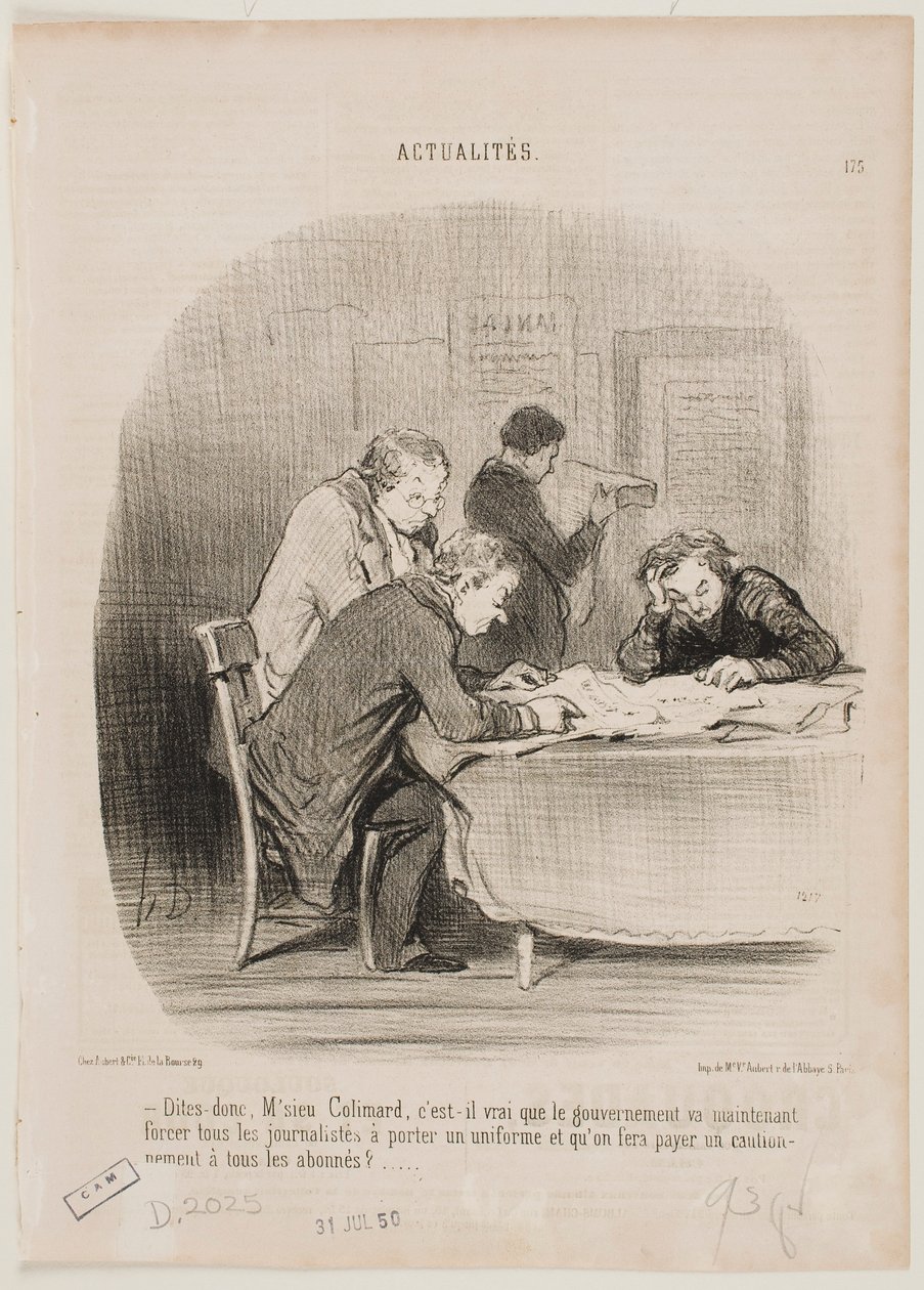Mi dica, signor Colimard… da Honoré Daumier