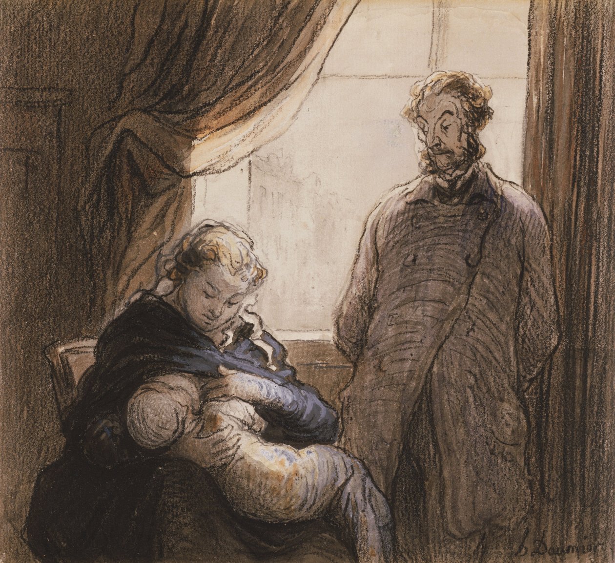 La famiglia da Honoré Daumier