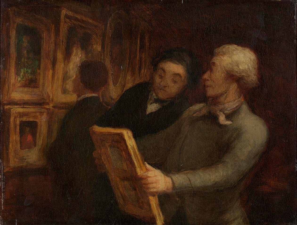 Gli amanti della pittura da Honoré Daumier