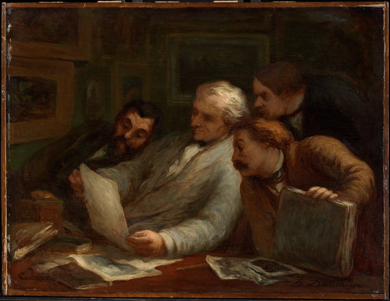 I collezionisti di stampe da Honoré Daumier