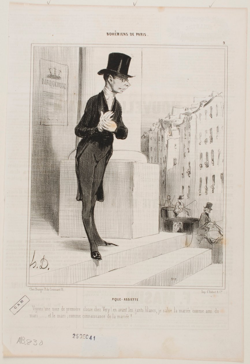 Il raccoglitore di spugne da Honoré Daumier