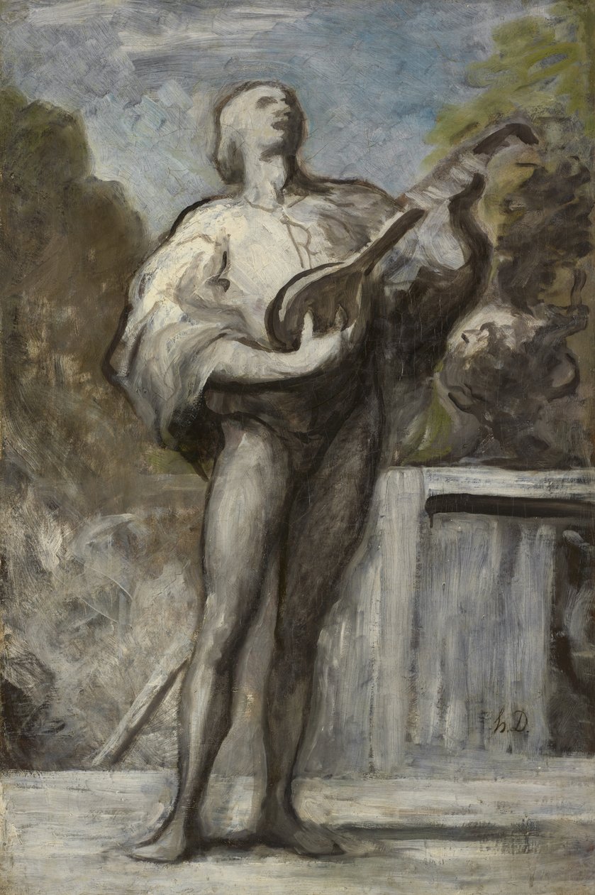 Il trovatore da Honoré Daumier