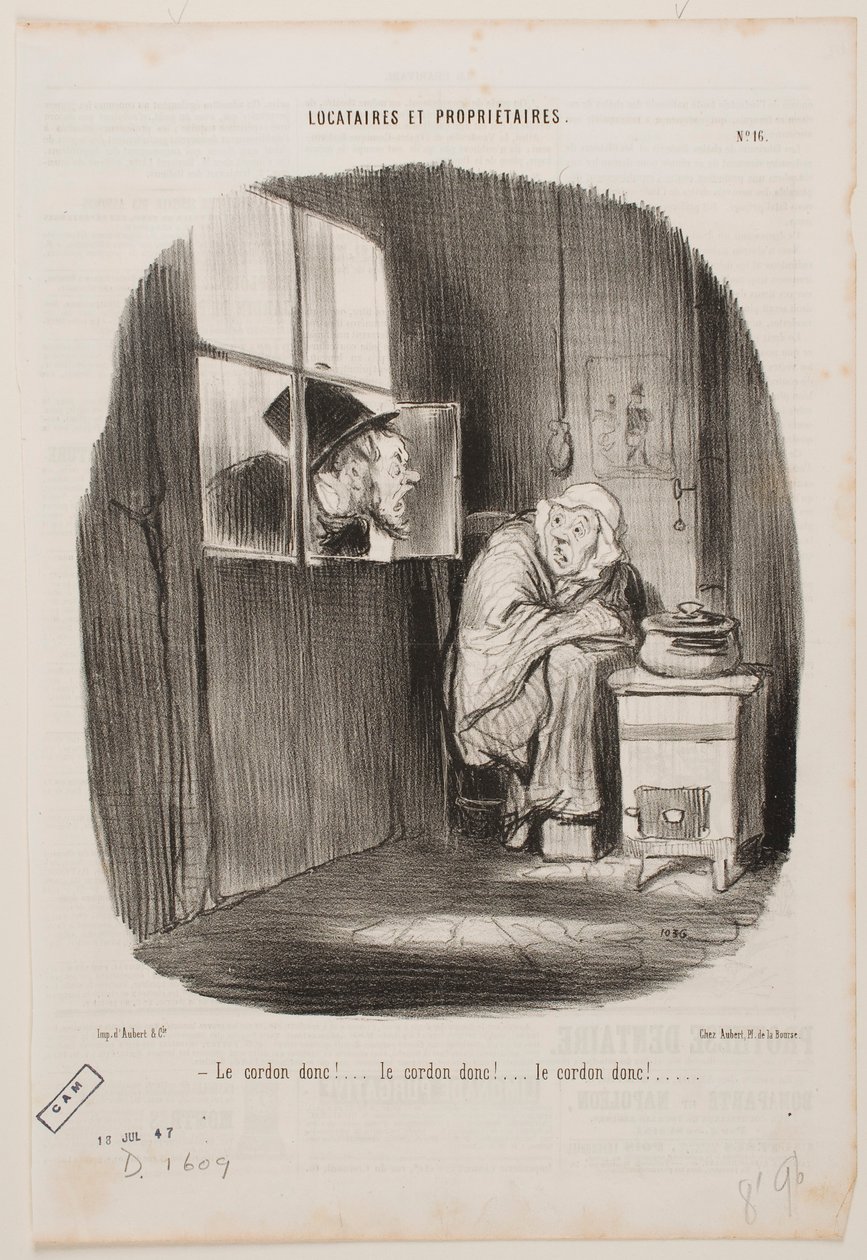 Allora il cavo!… da Honoré Daumier