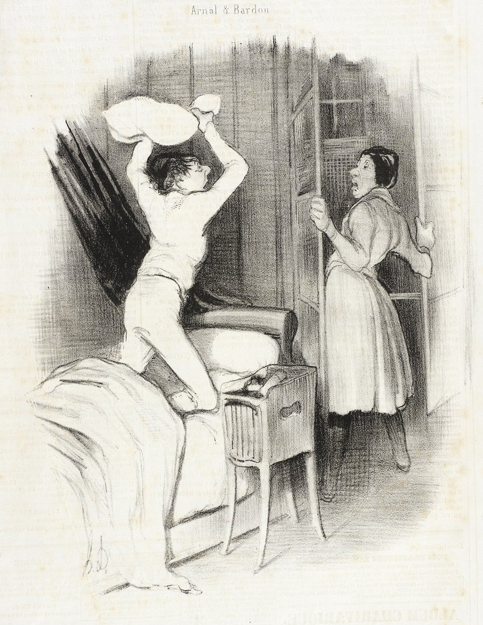 Théâtre du Vaudeville - Dopo mezzanotte da Honoré Daumier